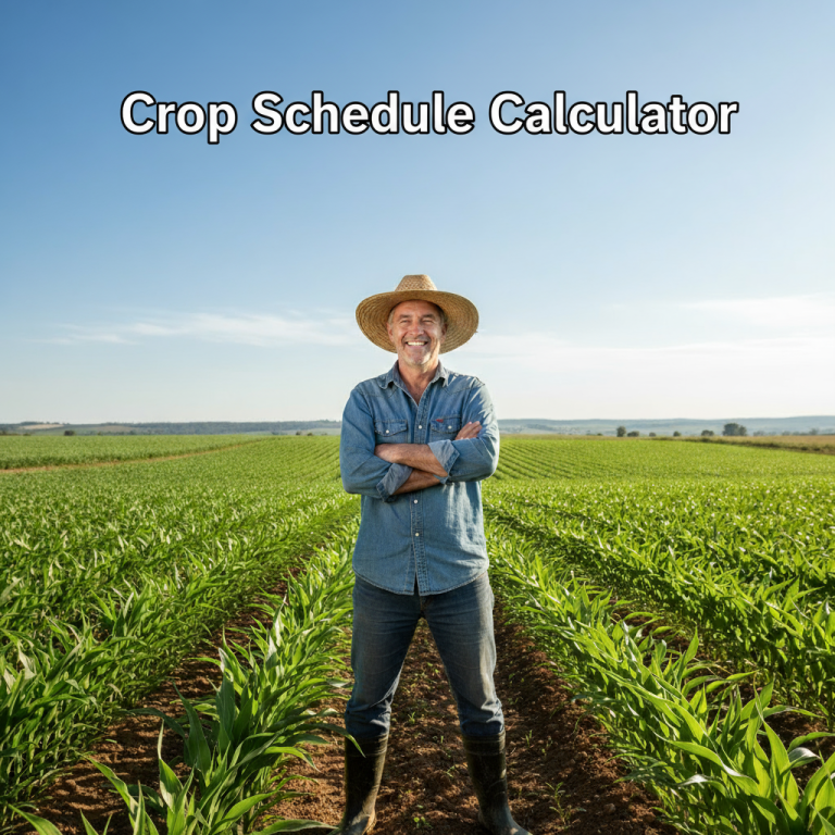 Crop Schedule Calculator