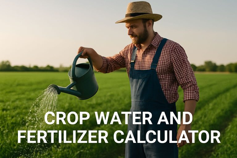 Crop Water and Fertilizer Calculator